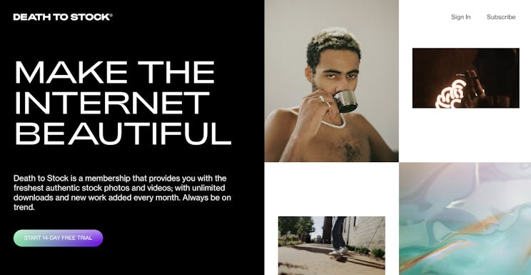 Death to the stock photo websites